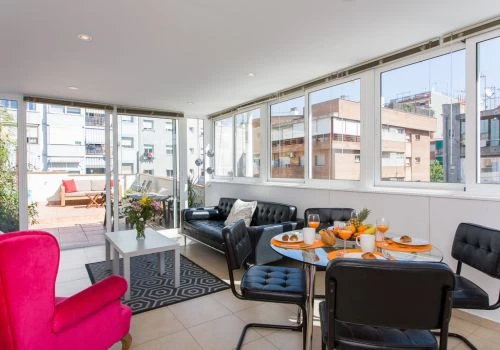 appartement lumineux en location barcelone
